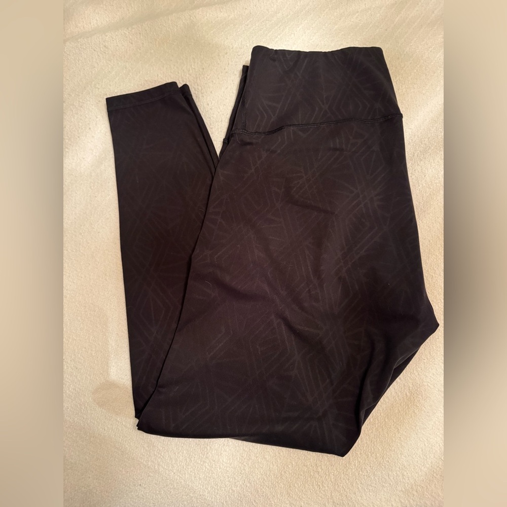 Old Navy Active Black Geometric Leggings XL